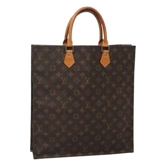 LOUIS VUITTON Monogram Sac Plat Hand Bag - Picture 1 of 16